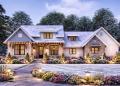 Modern Farmhouse Plan – Bright 3-Bedroom, 2-Bathroom Home with Smart Layout (~1,477 Sq Ft)