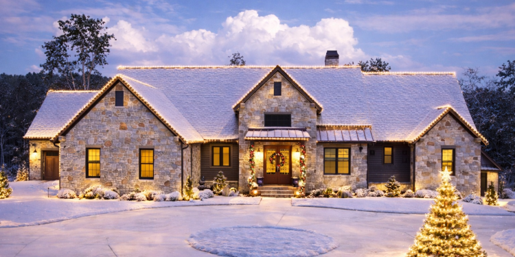 Expansive Stone & Wood House Plan with Dual Master Suites & 5-Car Garage – ~4,427 Sq Ft of Luxury, Functional Comfort