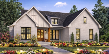 Modern Farmhouse Plan – Spacious 4-Bedroom, 2-Bathroom One-Story Home (~1,800 Sq Ft)