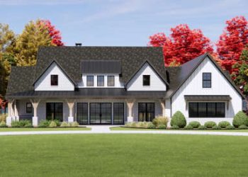 Modern Farmhouse Plan – 3,392 Sq Ft, 4 Bedrooms, 4.5 Bathrooms