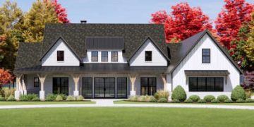 Modern Farmhouse Plan – 3,392 Sq Ft, 4 Bedrooms, 4.5 Bathrooms