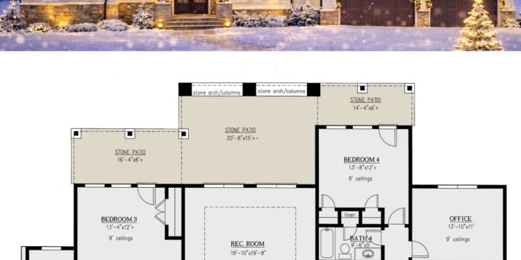 Luxury Craftsman Home Plan – ~3,869 Sq Ft of Spacious, Elegant & Functional Living