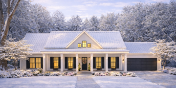 Modern Farmhouse Plan – 1,615 Sq Ft, 3 Bedrooms, 2 Bathrooms