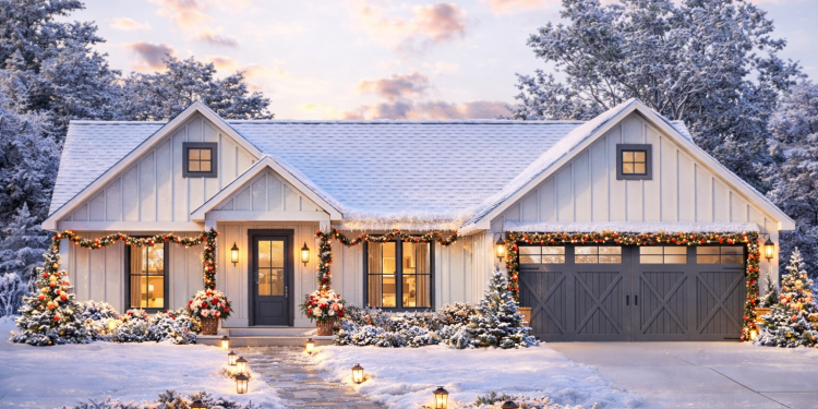 3-Bed Modern Farmhouse with Split Bedrooms & Front-Facing Garage – A Well-Balanced Home Designed for Everyday Comfort