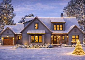 2200 Sq Ft Modern Farmhouse Plan with Upstairs Expansion – Bright, Functional & Flexible Design