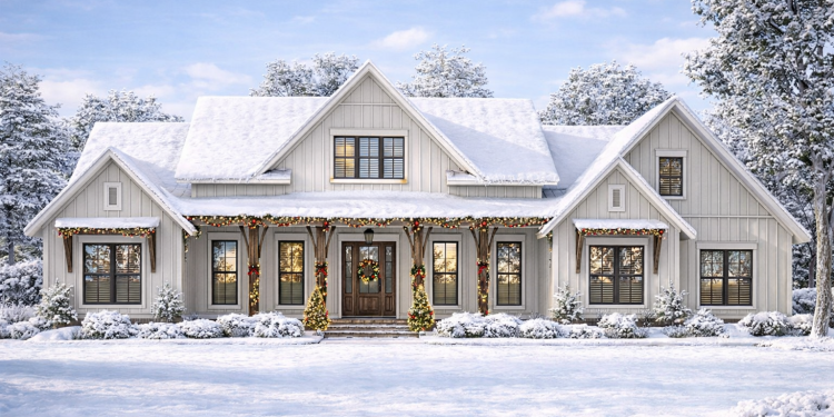 Modern Farmhouse Plan – 2,553 Sq Ft, 3 Bedrooms, 2.5 Bathrooms