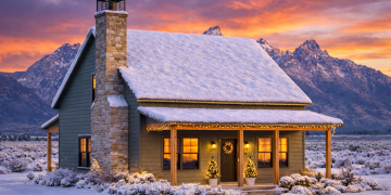 Cabin Plan – 1,403 Sq Ft, 3 Bedrooms, 2.5 Bathrooms