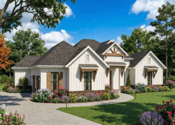 Modern Farmhouse Plan – 2,035 Sq Ft, 3 Bedrooms, 2 Bathrooms