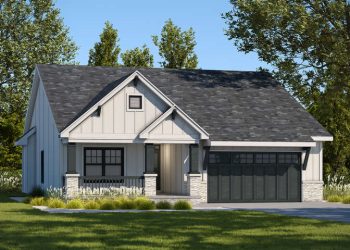 Modern Farmhouse Plan – 1,452 Sq Ft, 3 Bedrooms, 2 Bathrooms