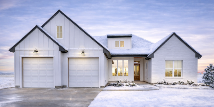 New American House Plan – 2,142 Sq Ft, 4 Bedrooms, 3 Bathrooms