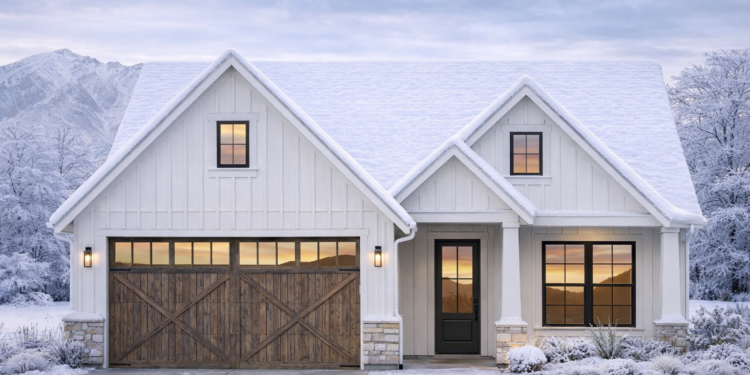 Modern Farmhouse Plan – 1,601 Sq Ft, 3 Bedrooms, 2 Bathrooms