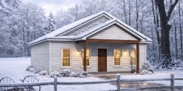 Country House Plan – 1,140 Sq Ft, 2 Bedrooms, 1 Bathroom