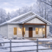 Country House Plan – 1,140 Sq Ft, 2 Bedrooms, 1 Bathroom