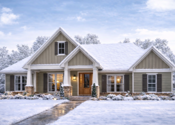 Craftsman House Plan – 2,900 Sq Ft, 4 Bedrooms, 3.5 Bathrooms