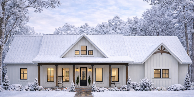 Modern Farmhouse Plan – 1,900 Sq Ft, 3 Bedrooms, 2 Bathrooms