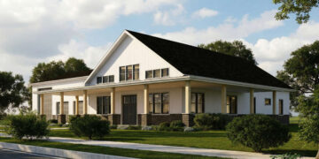 Barndominium House Plan – 2,030 Sq Ft, 3 Bedrooms, 2.5 Bathrooms