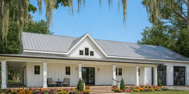 Barn House Plan – 2,399 Sq Ft, 3 Bedrooms, 2.5 Bathrooms