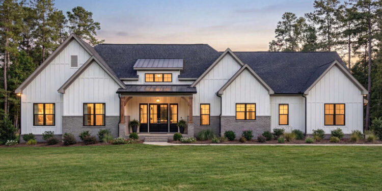 Modern Farmhouse Plan – 2,398 Sq Ft, 3–4 Bedrooms, 2.5 Bathrooms