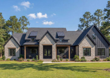 Modern Transitional House Plan – 2,471 Sq Ft, 4–5 Bedrooms, 3 Bathrooms