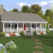 Cozy Cottage Plan – 953 Sq Ft, 2 Bedrooms, 1.5 Bathrooms