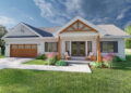 Country House Plan – 928 Sq Ft, 2 Bedrooms, 2 Bathrooms