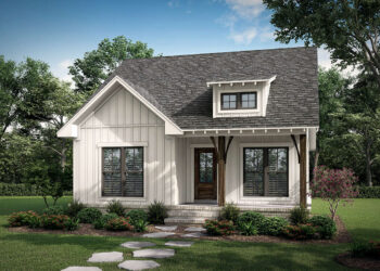 Modern Farmhouse Plan – 1,252 Sq Ft, 2 Bedrooms, 2 Bathrooms