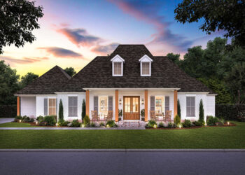 French Country House Plan – 2,580 Sq Ft, 4 Bedrooms, 2.5 Bathrooms