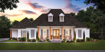 French Country House Plan – 2,580 Sq Ft, 4 Bedrooms, 2.5 Bathrooms