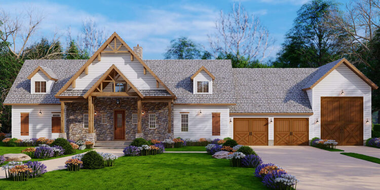 Barndominium House Plan – 2,142 Sq Ft, 3 Bedrooms, 2 Bathrooms
