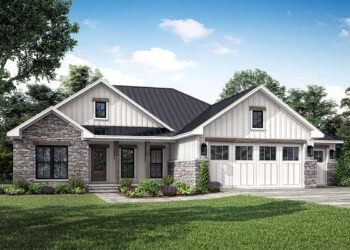Modern Farmhouse Plan – 1,498 Sq Ft, 3 Bedrooms, 2 Bathrooms