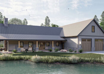 Barn House Plan – 2,758 Sq Ft, 3 Bedrooms, 2.5 Bathrooms
