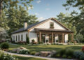 Barn House Plan – 2,000 Sq Ft, 4 Bedrooms, 3 Bathrooms