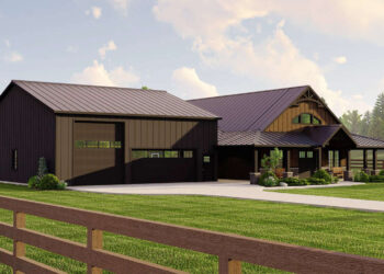 Barndominium House Plan – 2,050 Sq Ft, 3 Bedrooms, 2 Bathrooms