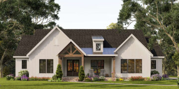 Modern Farmhouse Plan – 2,537 Sq Ft, 3–4 Bedrooms, 2.5 Bathrooms