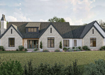 Modern Transitional House Plan – 2,703 Sq Ft, 3 Bedrooms, 2.5 Bathrooms
