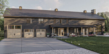 Barn House Plan – 3,551 Sq Ft, 6 Bedrooms, 4.5 Bathrooms