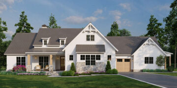 Modern Farmhouse Plan – 2,541 Sq Ft, 5 Bedrooms, 3 Bathrooms