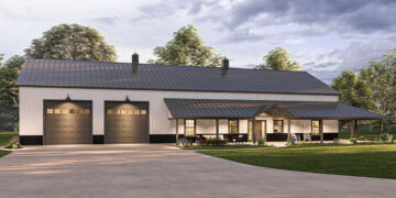 Barndominium House Plan – 3,190 Sq Ft, 3 Bedrooms, 2.5 Bathrooms