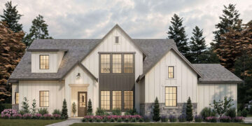 Modern Farmhouse Plan – 3,422 Sq Ft, 4–5 Bedrooms, 3.5 Bathrooms