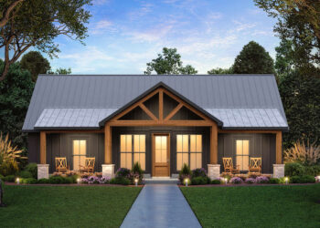 Modern Farmhouse Plan – 1,677 Sq Ft, 3 Bedrooms, 2 Bathrooms