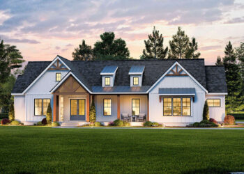 Modern Farmhouse Plan – 2,382 Sq Ft, 3 Bedrooms, 2.5 Bathrooms