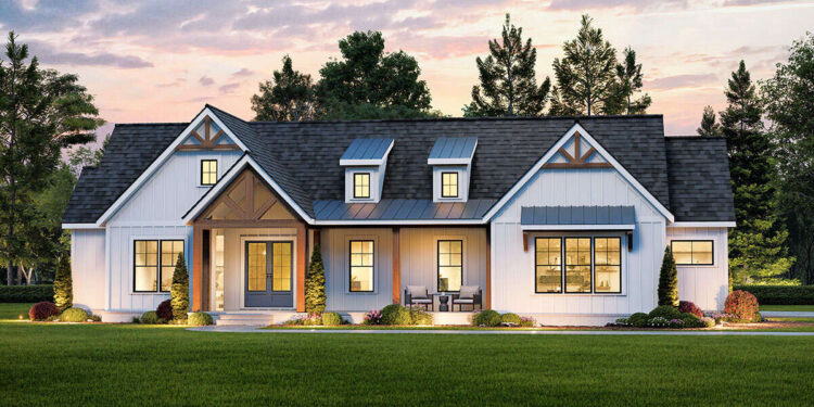 Modern Farmhouse Plan – 2,382 Sq Ft, 3 Bedrooms, 2.5 Bathrooms