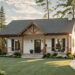 Modern Farmhouse Plan – 872 Sq Ft, 1 Bedroom, 1.5 Bathrooms