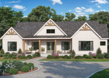 Modern Farmhouse Plan – 2,080 Sq Ft, 3 Bedrooms, 2.5 Bathrooms