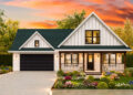 Modern Farmhouse Plan – 1,497 Sq Ft, 3 Bedrooms, 2.5 Bathrooms