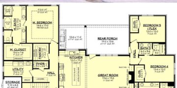 Spacious Barndominium House Plan – 2,000 Sq Ft, 3 Bedrooms, 2.5 Bathrooms