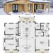 Modern Barn-Style House Plan – 1,761 Sq Ft, 3 Bedrooms, 2 Bathrooms