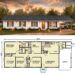 Ranch House Plan – 1,266 Sq Ft, 4 Bedrooms, 2 Bathrooms