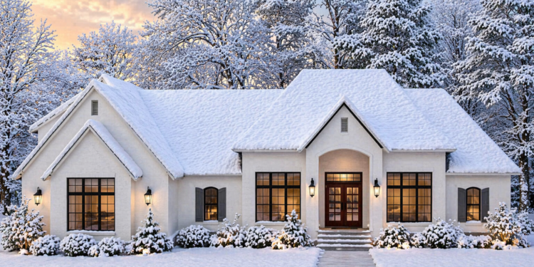 European Luxury House Plan – 3,443 Sq Ft, 4 Bedrooms, 4.5 Bathrooms