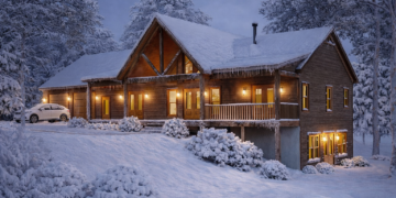 Modern Cabin House Plan – 1,421 Sq Ft, 2 Bedrooms, 2 Bathrooms